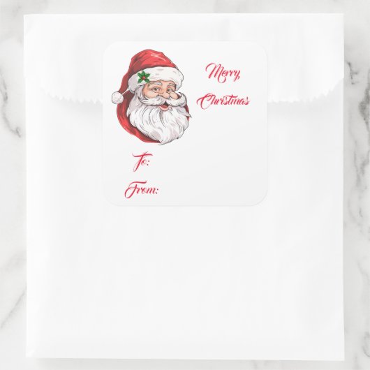 kerstcadeautjes Labels stickers (Tas)