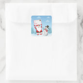 kerstcadeautjes Labels stickers (Tas)