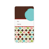 kerstcadeautjes Labels stickers (Voorkant)