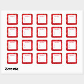 kerstcadeautjes Labels stickers (Vel)