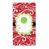 kerstcadeautjes Labels stickers (Voorkant)