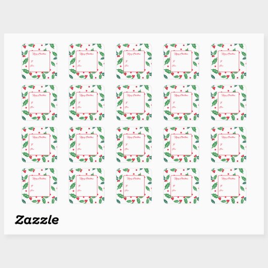 kerstcadeautjes Labels stickers (Vel)
