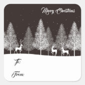 kerstcadeautjes Labels stickers (Voorkant)