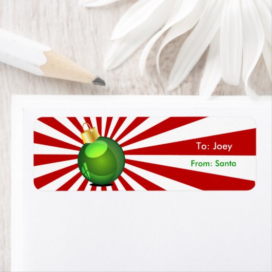 kerstcadeautjes Labels stickers voor sierdoeleinde (Insitu)