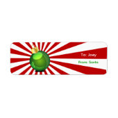 kerstcadeautjes Labels stickers voor sierdoeleinde (Voorkant)