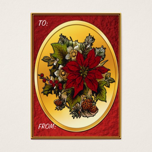 kerstcadeautjes Labels Visitekaartje (Voorkant)