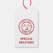 kerstcadeautjes Labels voor rendierpost Cadeaulabel (Voorkant)