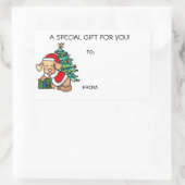 kerstcadeautjes Labels zelfklevend (Tas)