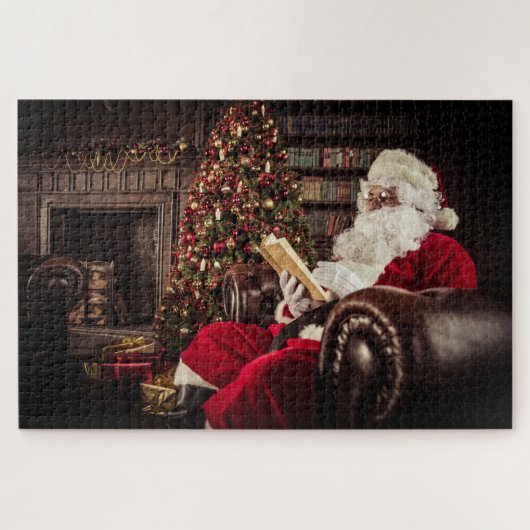 kerstcadeautjes lezen in Feestdagen voor kerstmis  Legpuzzel (Horizontaal)