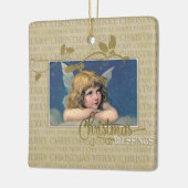 kerstcadeautjes Little Angel Keramisch Ornament (Links)