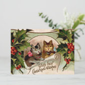 kerstcadeautjes "met beste kerstwensen" feestdagenkaart (Staand voorkant)