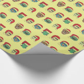 kerstcadeautjes met cadeautjes, papierstijl 2 cadeaupapier (Hoek)