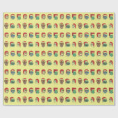 kerstcadeautjes met cadeautjes, papierstijl 2 cadeaupapier (Vlak)