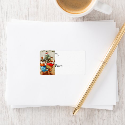  kerstcadeautjes met dansende Label (Insitu)