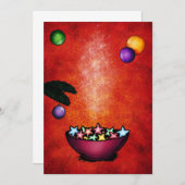 kerstcadeautjes met de vorm van een ster kaart (Voorkant / Achterkant)