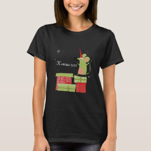 kerstcadeautjes met een leuke muisafbeelding t-shirt