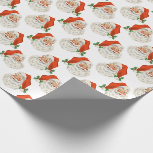 kerstcadeautjes met Jolly Santa Claus Cadeaupapier (Hoek)