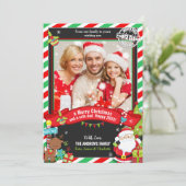 kerstcadeautjes met kerstcadeautjes voor kerstmis feestdagenkaart (Staand voorkant)