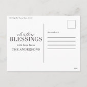 kerstcadeautjes met multifotobladervakantie feestdagenkaart (Achterkant)