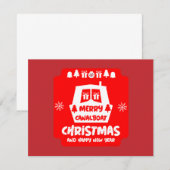 kerstcadeautjes met Narrowboot Canal (Voorkant / Achterkant)