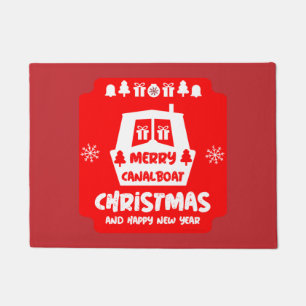 kerstcadeautjes met Narrowboot Canal Deurmat