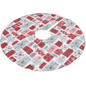 kerstcadeautjes met rode zilveren Feestdagen Kerstboom Rok (Gekanteld)