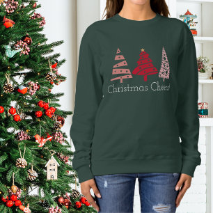 kerstcadeautjes met roze kerstbomen trui