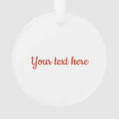 kerstcadeautjes met wintervogels Acrylisch Ornament (achterkant)