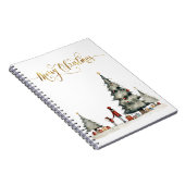 Kerstcadeautjes onder de boom notitieboek (Rechterzijde)