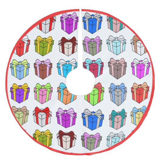 kerstcadeautjes onder de kerstboom kerstboom rok (Voorkant)