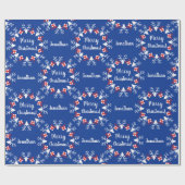 kerstcadeautjes op maat cadeaupapier (Vlak)