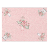 kerstcadeautjes op roze achtergrond 7 tafelkleed (Voorkant (Horizontaal))