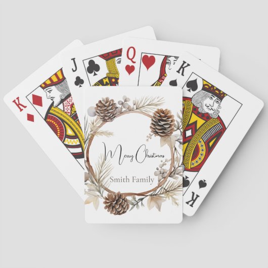 kerstcadeautjes pokerkaarten (Achterkant)