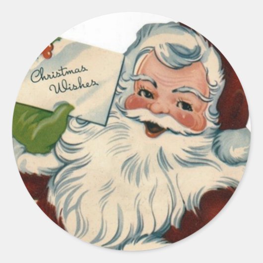 kerstcadeautjes ronde sticker (Voorkant)