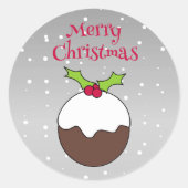 kerstcadeautjes ronde sticker (Voorkant)