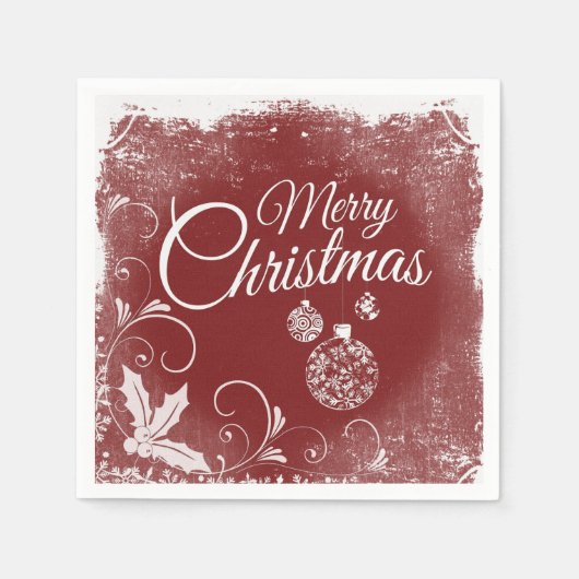 kerstcadeautjes servet (Voorkant)