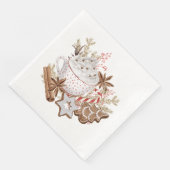 kerstcadeautjes servet (Hoek)