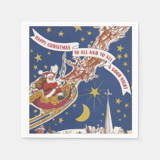 kerstcadeautjes servet (Voorkant)