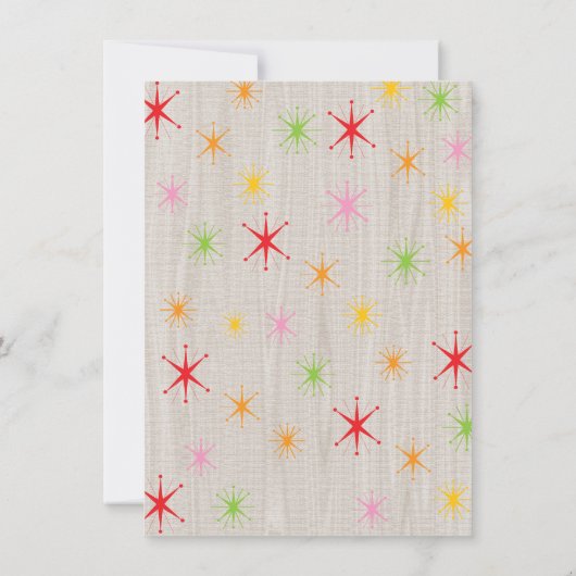 kerstcadeautjes Toast Holiday Cocktail Party Kaart (Achterkant)