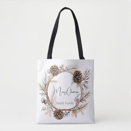 kerstcadeautjes tote bag (Voorkant)