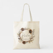 kerstcadeautjes tote bag (Achterkant)