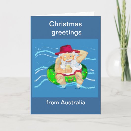 kerstcadeautjes uit Australië Feestdagen Kaart (Voorkant)