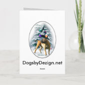 kerstcadeautjes uit Boerboel Feestdagen Kaart (Achterkant)