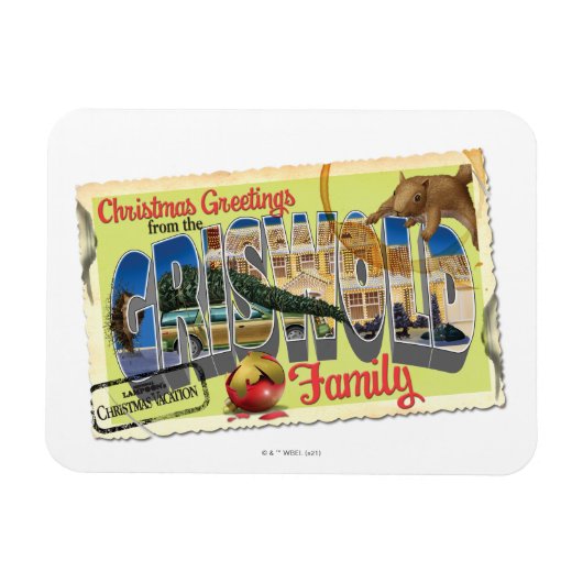 kerstcadeautjes uit de familie Griswold Magneet (Horizontaal)