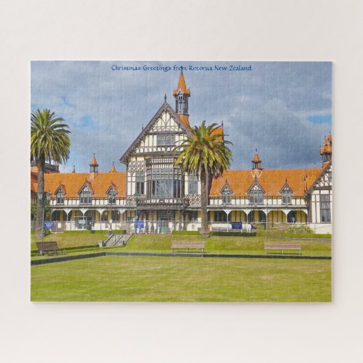 kerstcadeautjes uit Rotorua Nieuw-Zeeland Legpuzzel (Horizontaal)