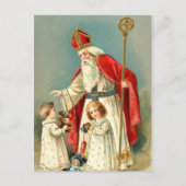 kerstcadeautjes uit St. Nicholas Feestdagenkaart (Voorkant)