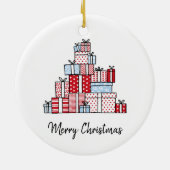 kerstcadeautjes Vakantiecirkel Ornament (Achterkant)