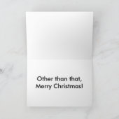 kerstcadeautjes van de apotheker "DEAR SANTA" Feestdagen Kaart (Binnen)