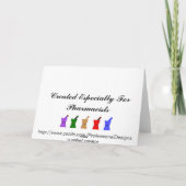 kerstcadeautjes van de apotheker "DEAR SANTA" Feestdagen Kaart (Achterkant)