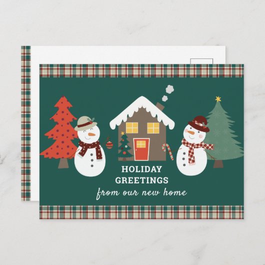 kerstcadeautjes van New Home Moving Aankondigingskaart (Voorkant / Achterkant)